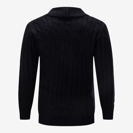 Caspian | Men's Cable Knit Button Cardigan