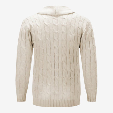 Caspian | Men's Cable Knit Button Cardigan