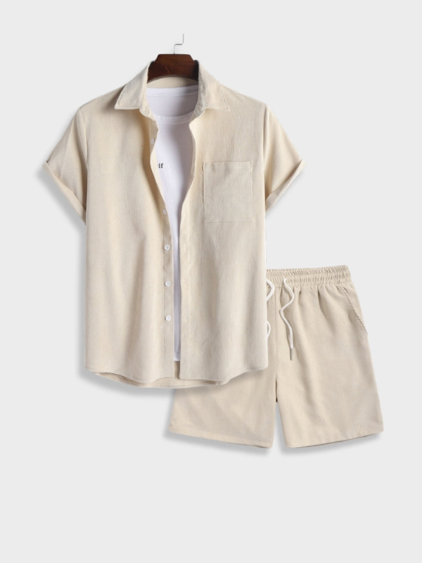 Casual Corduroy Set for Men