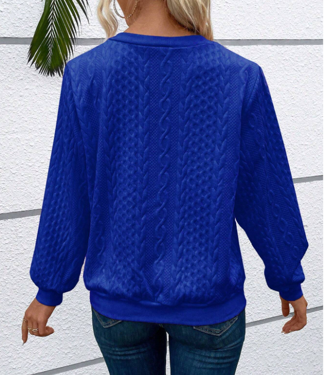 Charlotte | Women's Quarter-Zip Cable Knit Sweater Long Sleeve