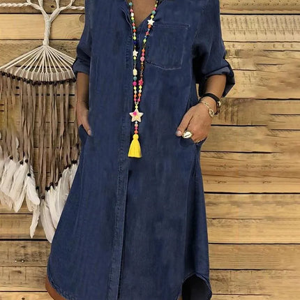 Claire | Button Front Shirt Dress
