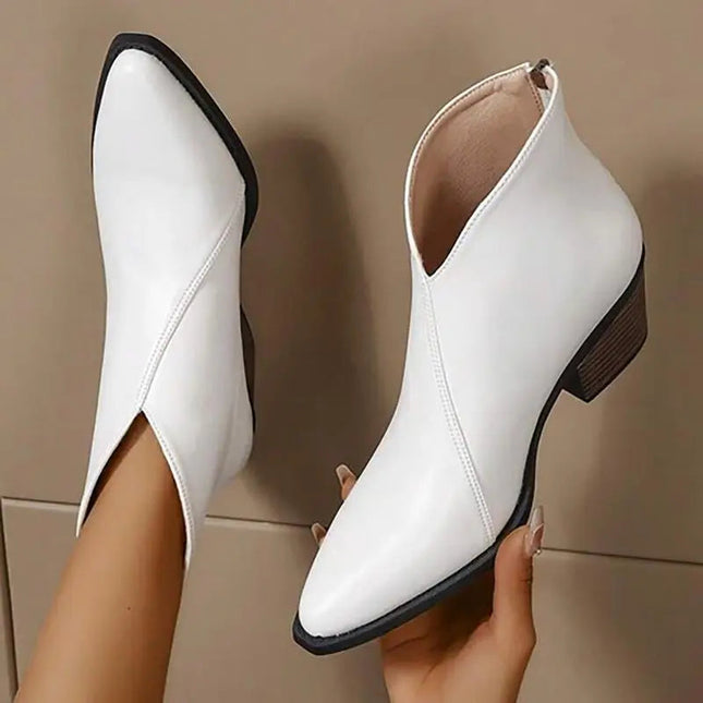 Claire | Effortless Everyday Ankle Boots with Block Heel
