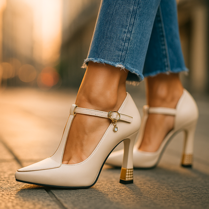 Clara | Elegant All-Day Comfort Winter Heels for Women