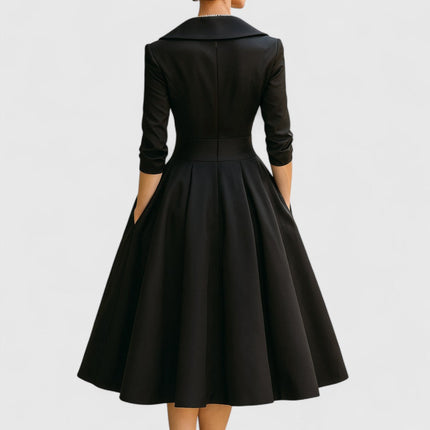 Clarissa | Wrap Bodice Midi Dress