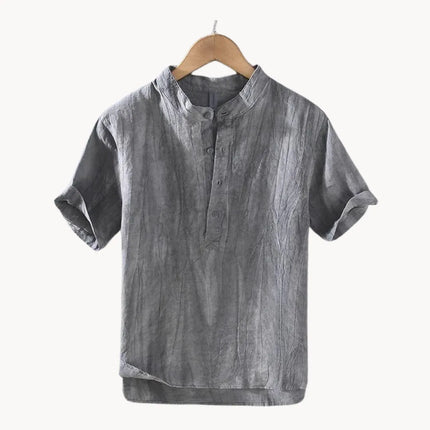 Classic Button-Up Linen Shirt