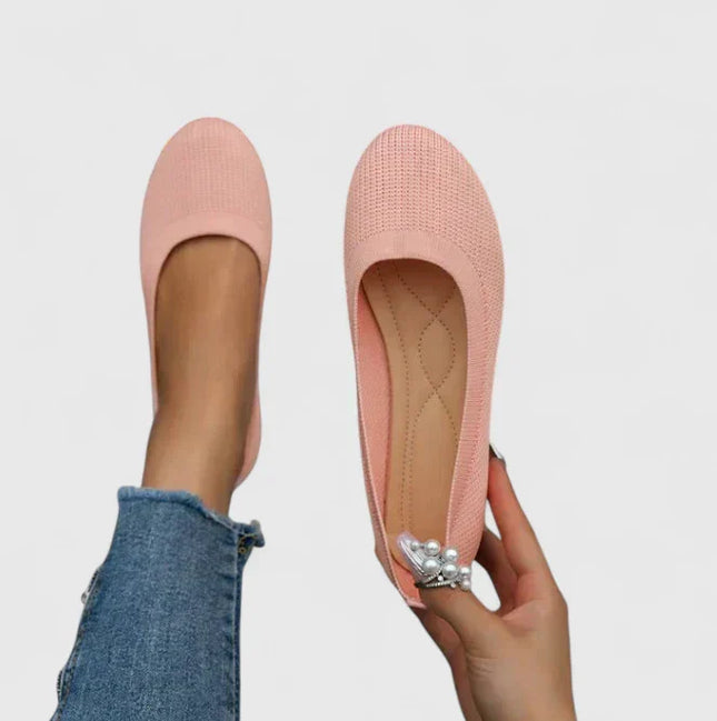 Corinne | Comfort Knit Ballet Flats