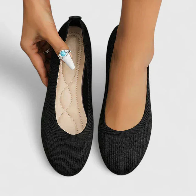 Corinne | Comfort Knit Ballet Flats
