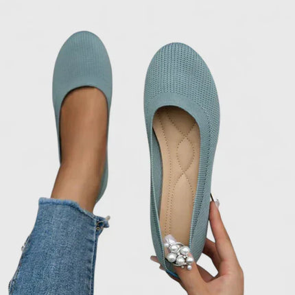 Corinne | Comfort Knit Ballet Flats