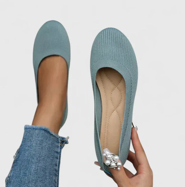 Corinne | Comfort Knit Ballet Flats
