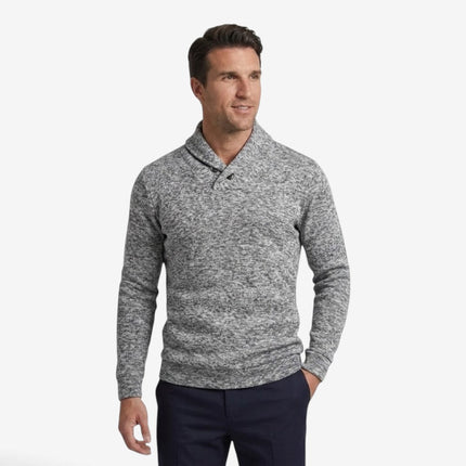 Cormac | Men's Mock Neck Button Sweatshirt