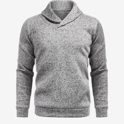 Cormac | Men's Mock Neck Button Sweatshirt