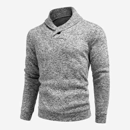 Cormac | Men's Mock Neck Button Sweatshirt