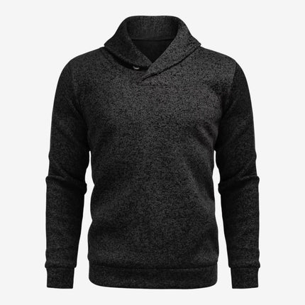 Cormac | Men's Mock Neck Button Sweatshirt