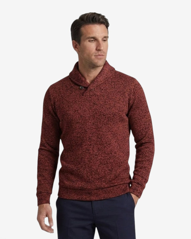 Cormac | Men's Mock Neck Button Sweatshirt