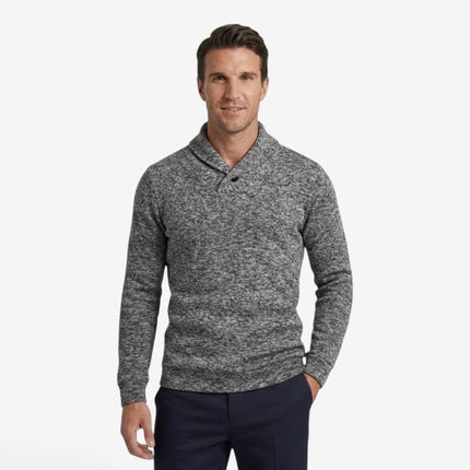 Cormac | Men's Mock Neck Button Sweatshirt