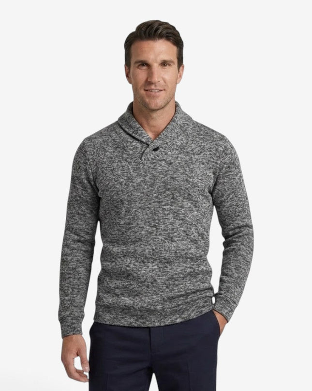 Cormac | Men's Mock Neck Button Sweatshirt