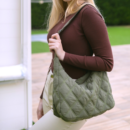 Cyra | Women's Quilted Puffer Shoulder Bag