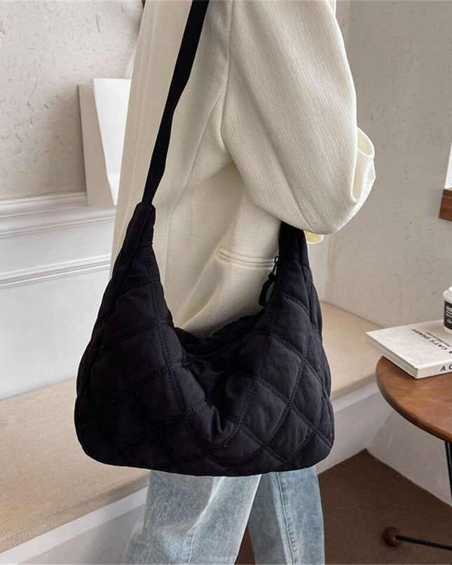 Cyra | Women's Quilted Puffer Shoulder Bag