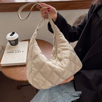 Cyra | Women's Quilted Puffer Shoulder Bag