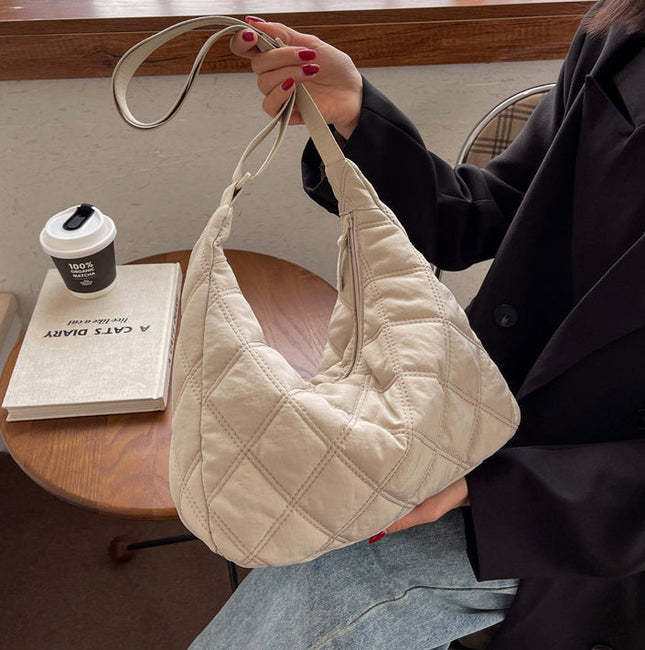 Cyra | Women's Quilted Puffer Shoulder Bag