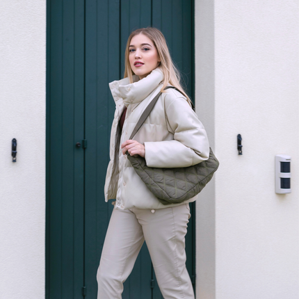 Cyra | Women's Quilted Puffer Shoulder Bag