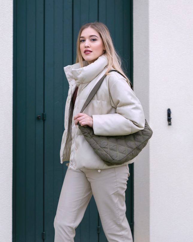 Cyra | Women's Quilted Puffer Shoulder Bag