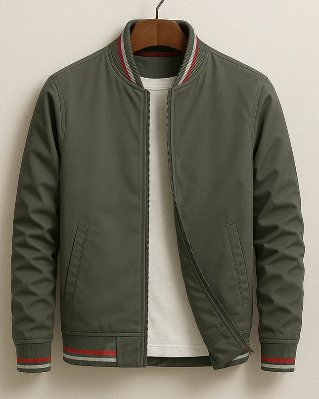 Dorian | Men's Bomber Jacket Zip Front Wind Protection Casual