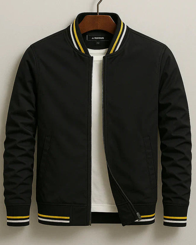 Dorian | Men's Bomber Jacket Zip Front Wind Protection Casual