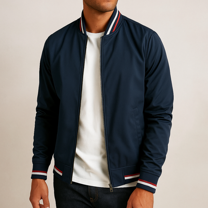 Dorian | Men's Bomber Jacket Zip Front Wind Protection Casual
