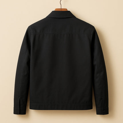 Dorian | Men's Winter Jacket – Lined Zip-Front Design