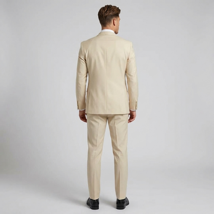 Adrian | Tailored Slim Fit Three-Piece Suit for Weddings