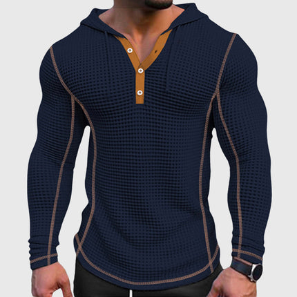Edward Stone | Men's Waffle Knit Hooded Sweater