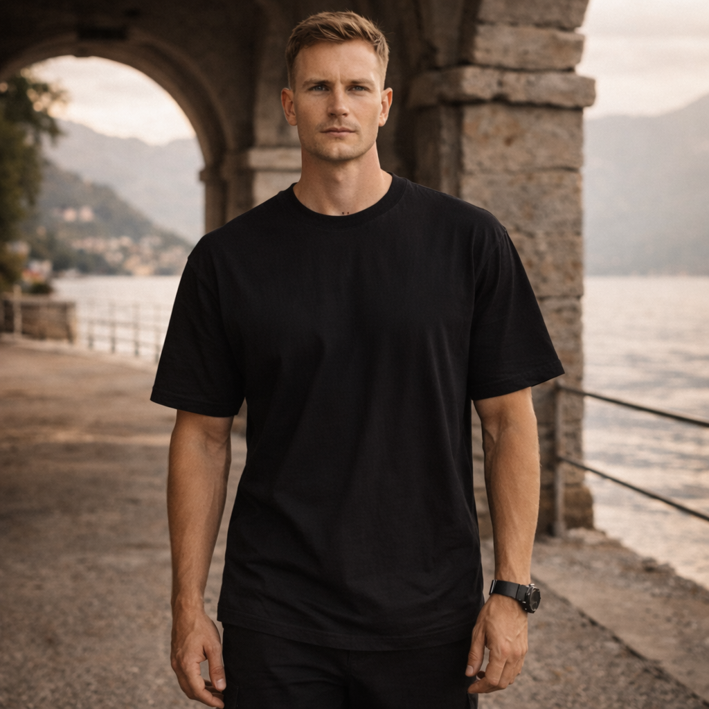 Men’s Longline Cotton T-Shirt