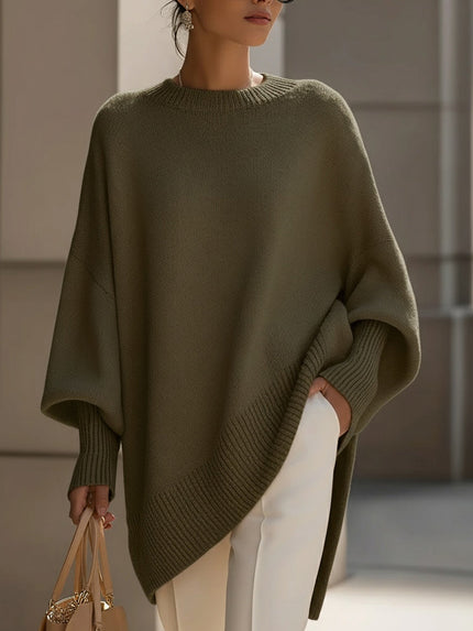 Elaris | Effortless Comfort Oversized Poncho Sweater