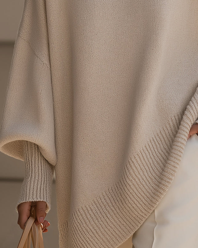 Elaris | Effortless Comfort Oversized Poncho Sweater