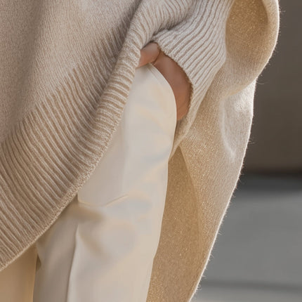 Elaris | Effortless Comfort Oversized Poncho Sweater