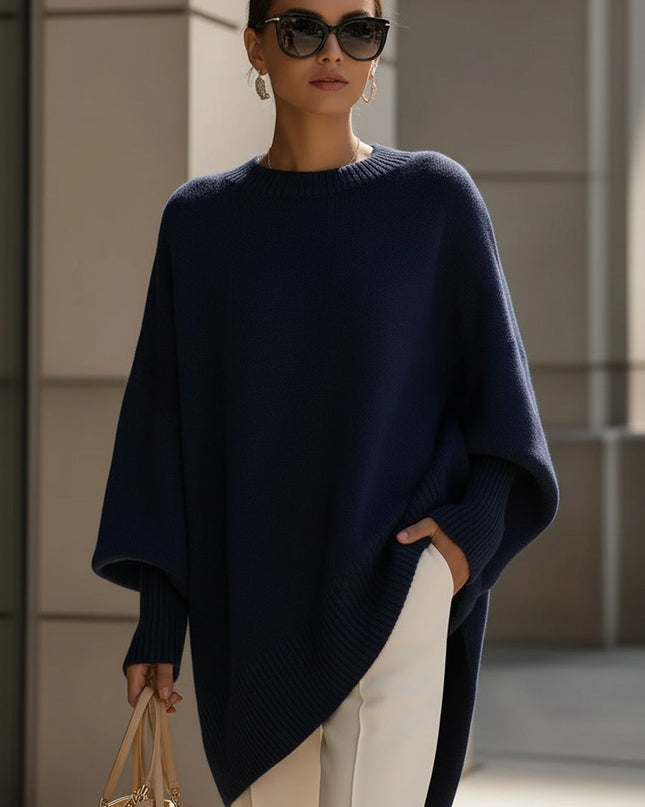 Elaris | Effortless Comfort Oversized Poncho Sweater
