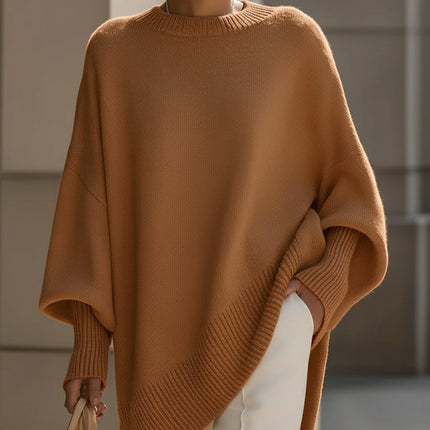 Elaris | Effortless Comfort Oversized Poncho Sweater