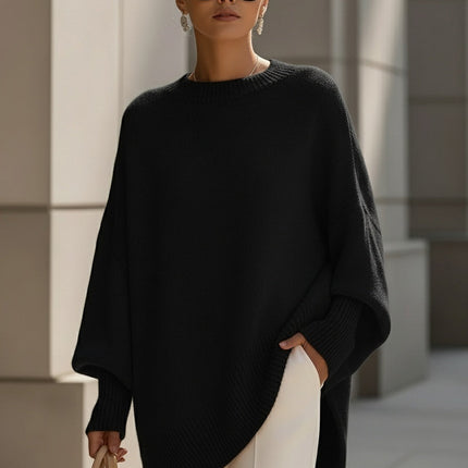 Elaris | Effortless Comfort Oversized Poncho Sweater