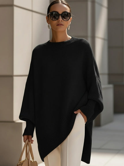 Elaris | Effortless Comfort Oversized Poncho Sweater