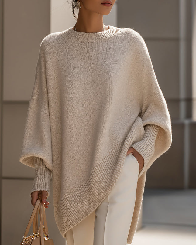 Elaris | Effortless Comfort Oversized Poncho Sweater
