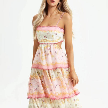 Elliana | Tiered Floral Summer Maxi Dress