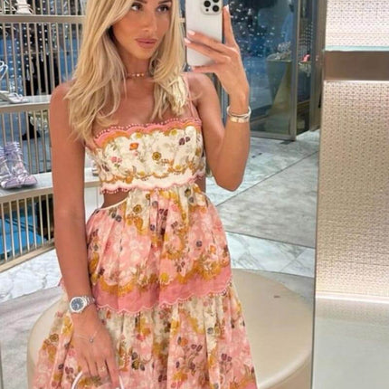 Elliana | Tiered Floral Summer Maxi Dress