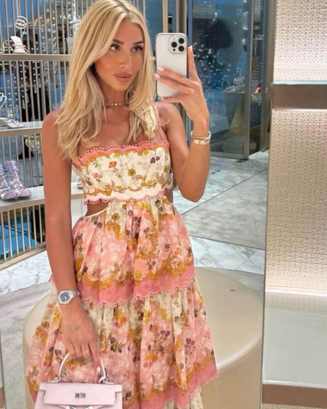 Elliana | Tiered Floral Summer Maxi Dress