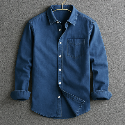 Elmor | Men's Long Sleeve Button-Up Shirt
