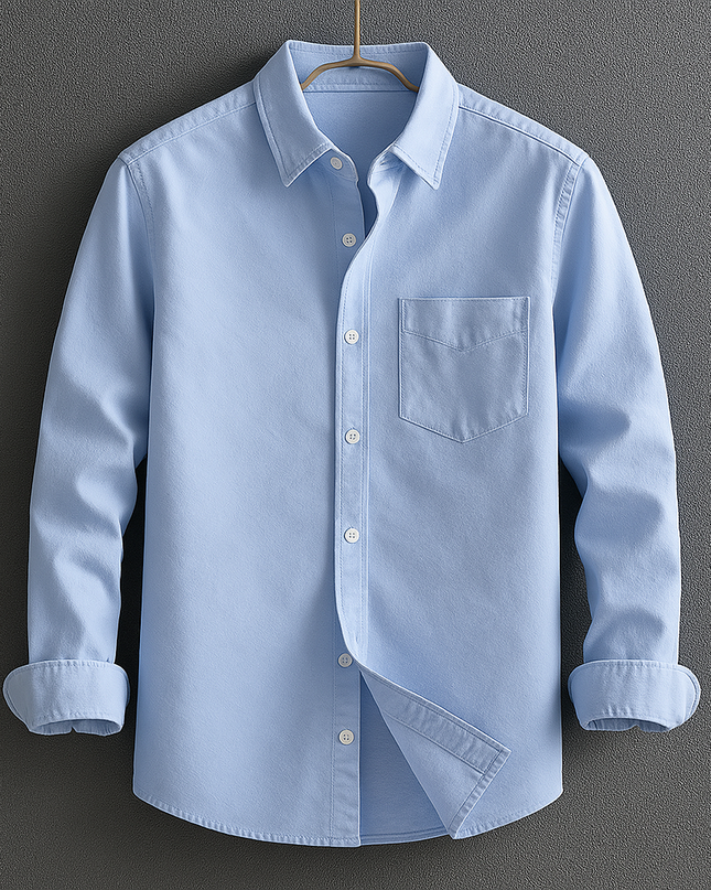 Elmor | Men's Long Sleeve Button-Up Shirt