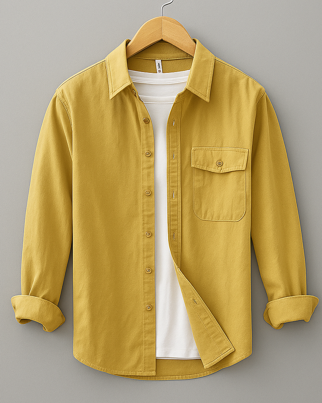 Elmor | Men's Long Sleeve Button-Up Shirt