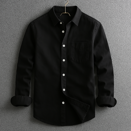 Elmor | Men's Long Sleeve Button-Up Shirt