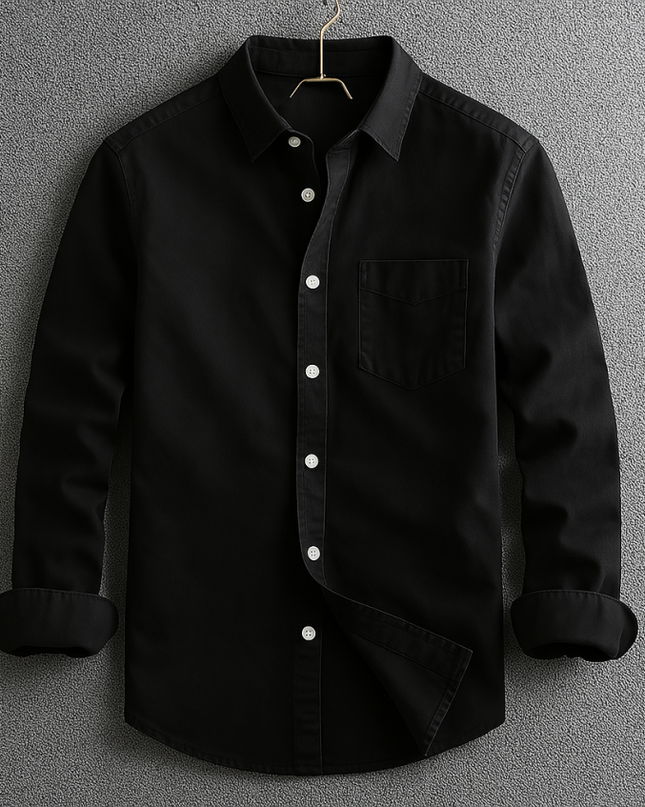 Elmor | Men's Long Sleeve Button-Up Shirt