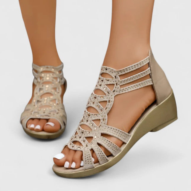 Elowen | Orthopedic Strappy Wedge Sandals